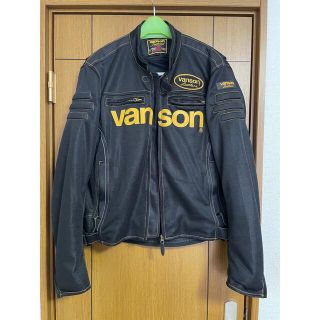 バンソン(VANSON)のしば様 専用 Vanson メッシュ ジャケット XL 黒／黄 VS19107S(装備/装具)