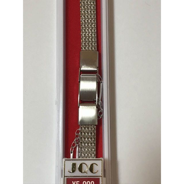 102 時計 ベルト JQC　高級バンド 10ｍｍ シルバー　金属　女性　未使用 レディースのファッション小物(腕時計)の商品写真