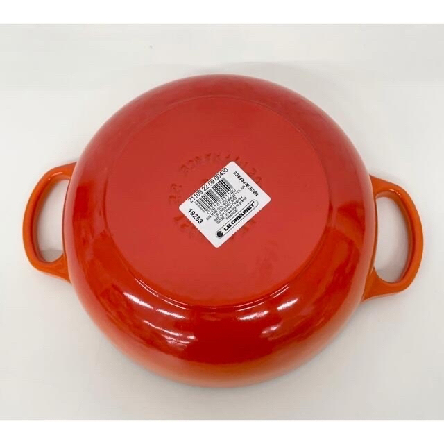 LE CREUSET(ルクルーゼ)のル・クルーゼ LE CREUSET マルミット22cm オレンジ インテリア/住まい/日用品のキッチン/食器(鍋/フライパン)の商品写真