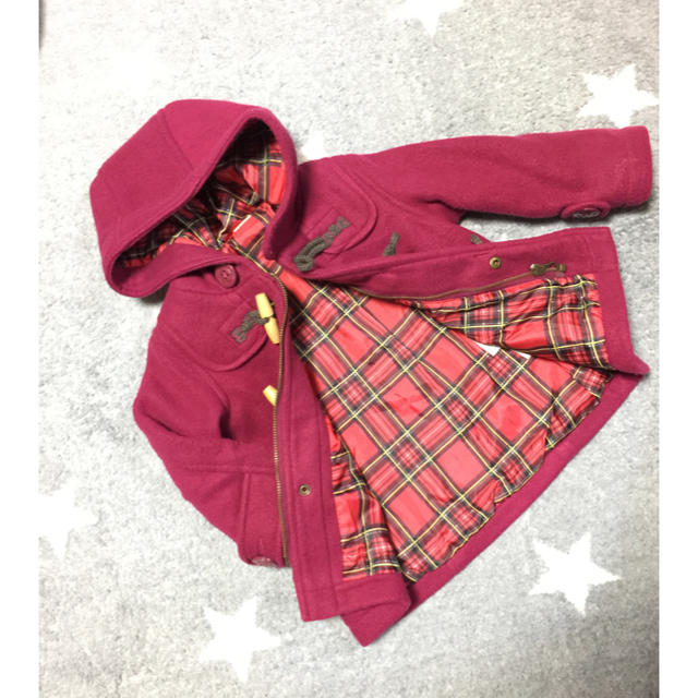 風魔小太郎様専用♥ダッフルコート♥95cm♥ キッズ/ベビー/マタニティのキッズ服女の子用(90cm~)(コート)の商品写真