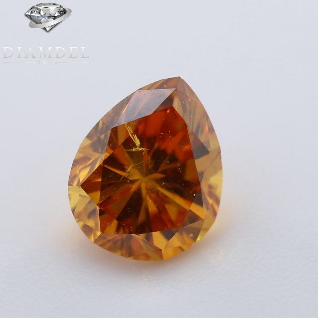 オリンジダイヤモンドルース/ F.D.Y.ORANGE/ 0.137 ct.