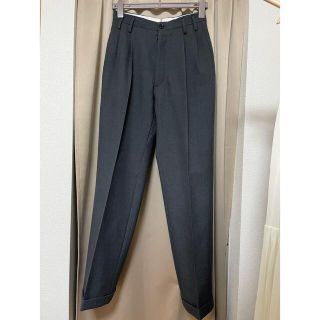 メゾンマルジェラ ハイウエストプリーツトラウザーズ