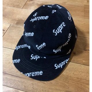 シュプリーム(Supreme)のsupreme velour diagonal logo  slogo パープル(キャップ)