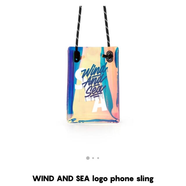 WIND AND SEA(ウィンダンシー)の【激レアコラボ・即完売】Windandsea×Casetify ショルダーバッグ レディースのバッグ(トートバッグ)の商品写真