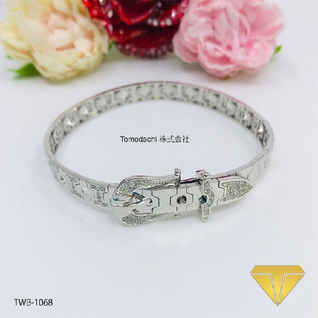 新作からSALEアイテム等お得な商品満載 K18 WG 】バングル Adjustable Design 【Belt ブレスレット+バングル