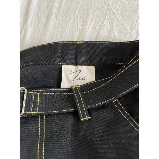 Jil Sander(ジルサンダー)のyass BELTED DENIM TROUSER BLACK メンズのパンツ(デニム/ジーンズ)の商品写真