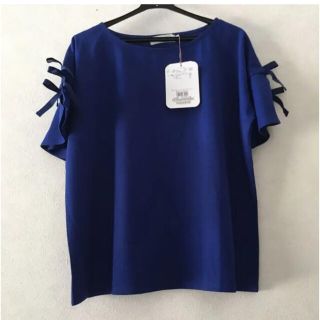 クチュールブローチ(Couture Brooch)のクチュールブローチ 新品 Tシャツ 半袖 ブルー カットソー(Tシャツ(半袖/袖なし))