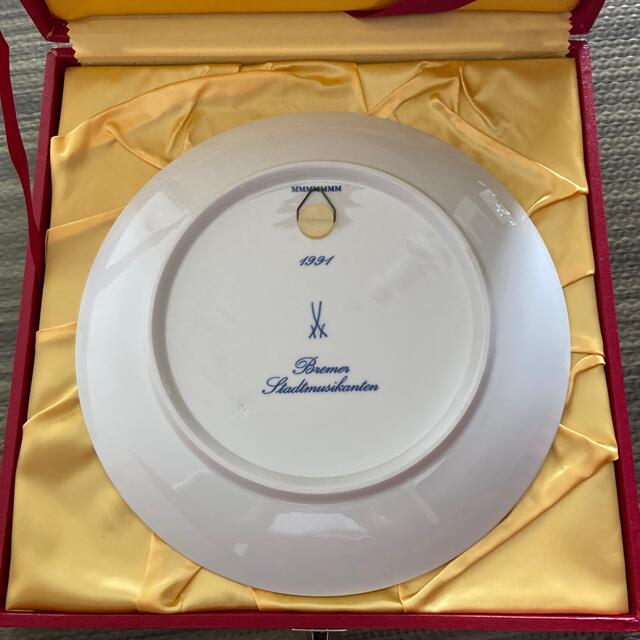 MEISSEN - 【美品】マイセン イヤープレート1991年 ブレーメンの音楽隊
