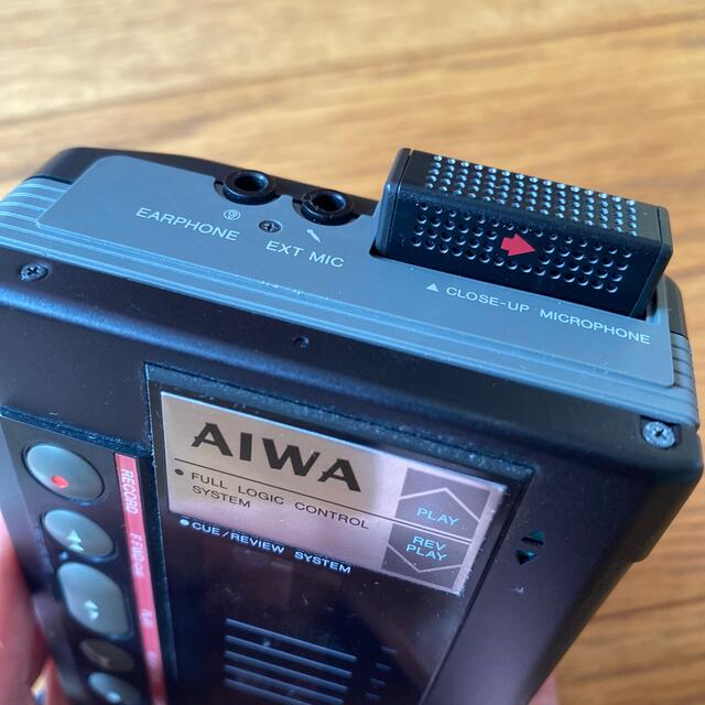 AIWA カセットテープレコーダー　ジャンク品 スマホ/家電/カメラのオーディオ機器(ポータブルプレーヤー)の商品写真