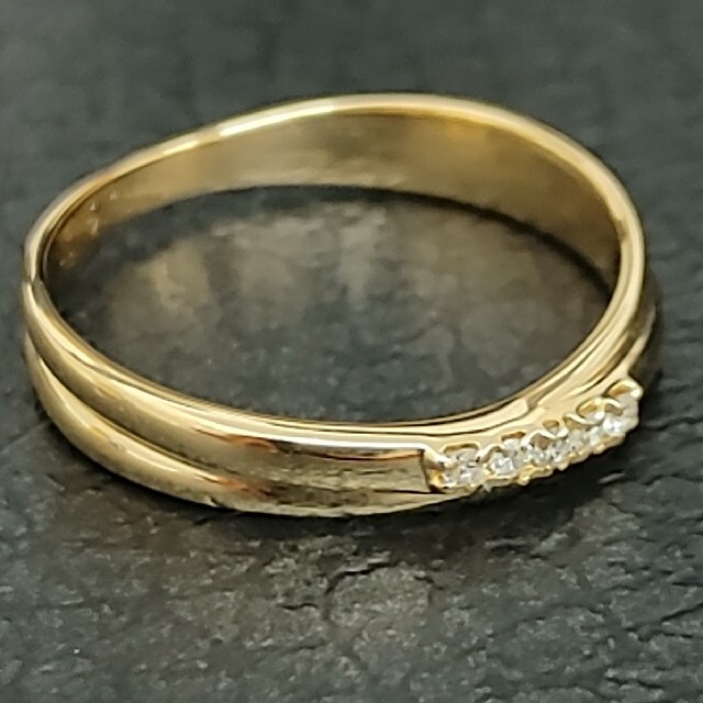 4℃(ヨンドシー)の(C6-49)K18 4℃ ダイヤモンド リング 12号 レディースのアクセサリー(リング(指輪))の商品写真