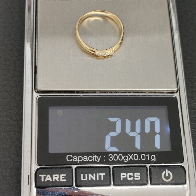 4℃(ヨンドシー)の(C6-49)K18 4℃ ダイヤモンド リング 12号 レディースのアクセサリー(リング(指輪))の商品写真