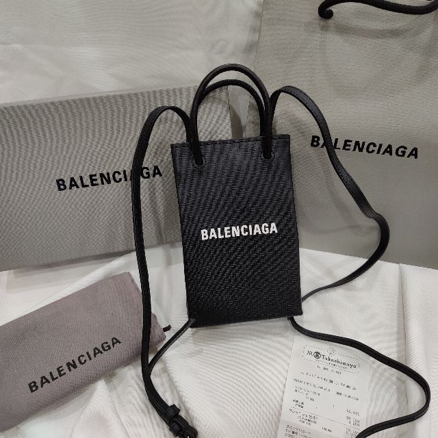 BALENCIAGA バレンシアガ ショッピングフォンホルダー ssstudio.ir