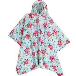 キャスキッドソン(Cath Kidston)のキャス・キッドソン新品レインポンチョ　ボックスフローラルCath Kidston(レインコート)