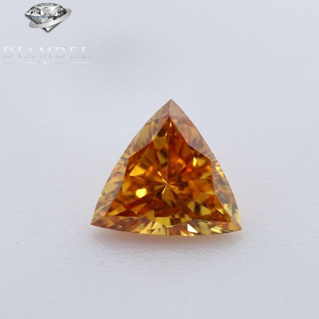 オリンジダイヤモンドルース/ F.V.Y.ORANGE/ 0.119 ct