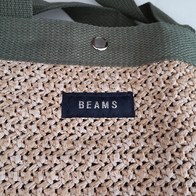 BEAMS(ビームス)の未使用 BEAMS ラフィア風かごバッグ レディースのバッグ(かごバッグ/ストローバッグ)の商品写真