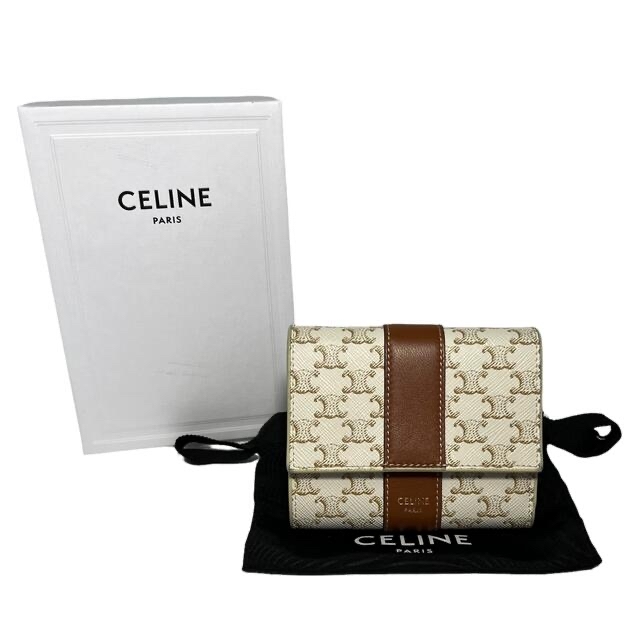 CEFINE - セリーヌ CELINE トリオンフ スモールトリフォールド 三
