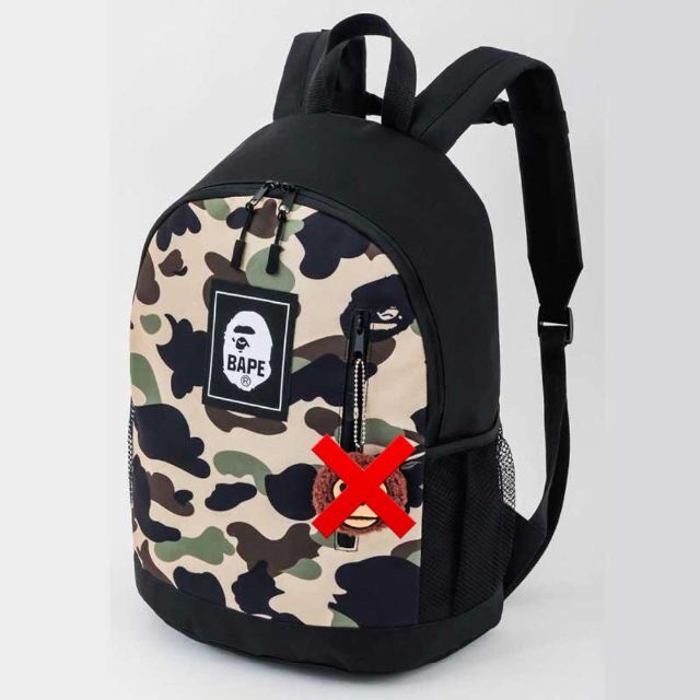 A BATHING APE BAPE HEAD 大容量バックパック宝島社付録