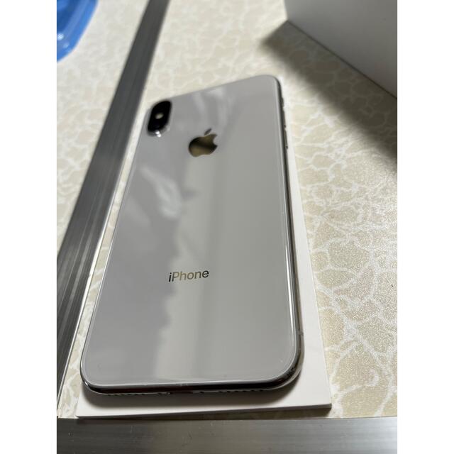 iphone x  b simフリー シルバー