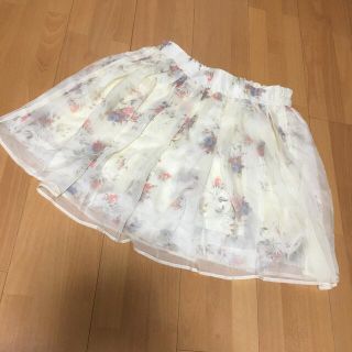 コチニーロ(Cochinillo)の☆新品・未使用☆花柄 透け感 スカート Mサイズ(その他)