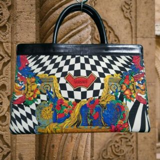 ジャンニヴェルサーチ(Gianni Versace)のVERSACE　GIANNI VERSACEバッグ　ハンドバッグ柄　総柄(ハンドバッグ)