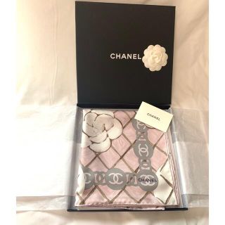 シャネル(CHANEL)のシャネル CHANEL スカーフ カメリア ココマーク 人気 定番 完売品(バンダナ/スカーフ)