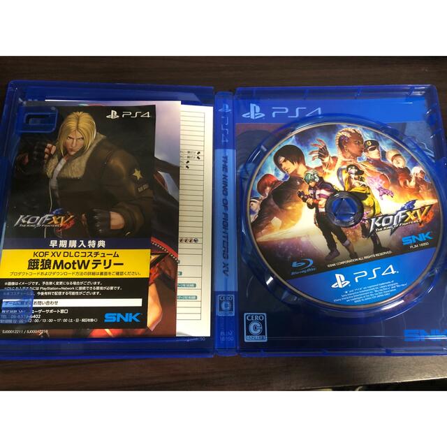 SNK(エスエヌケイ)のKOF15 PS4版　特典コード未使用 エンタメ/ホビーのゲームソフト/ゲーム機本体(家庭用ゲームソフト)の商品写真