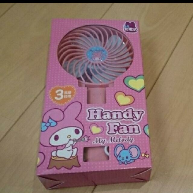 サンリオ ハンディファンマイメロディ扇風機 エンタメ/ホビーのおもちゃ/ぬいぐるみ(キャラクターグッズ)の商品写真