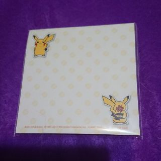 ポケモン(ポケモン)の【非売品】ポケモン ピカチュウメモ 付箋(ノート/メモ帳/ふせん)