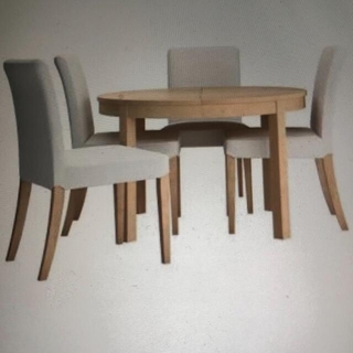 IKEA - 美品　イケア　伸長式ダイニングテーブル　4-6人掛け