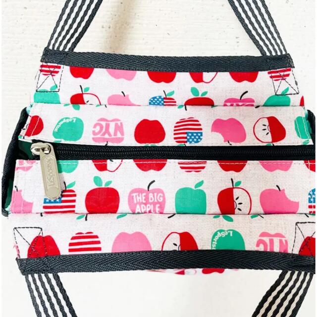 りんご柄が可愛い(๑˃̵ᴗ˂̵)✨‼️❤️Lesportsac❤️2wayバッグ 1