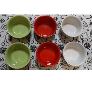 ルクルーゼ(LE CREUSET)のあお様専用 ル・クルーゼ  ラムカン ミニ ミニミニサイズ 6個セット(食器)