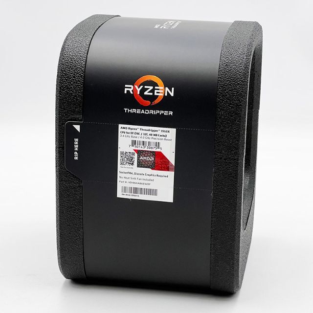 未開封未使用品 AMD Ryzen Threadripper 1950x CPU-