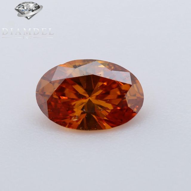 オリンジダイヤモンドルース/ F.D.Y ORANGE/ 0.342 ct.-