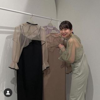 AMERI アメリ MANY WAY AIRY VEIL DRESS