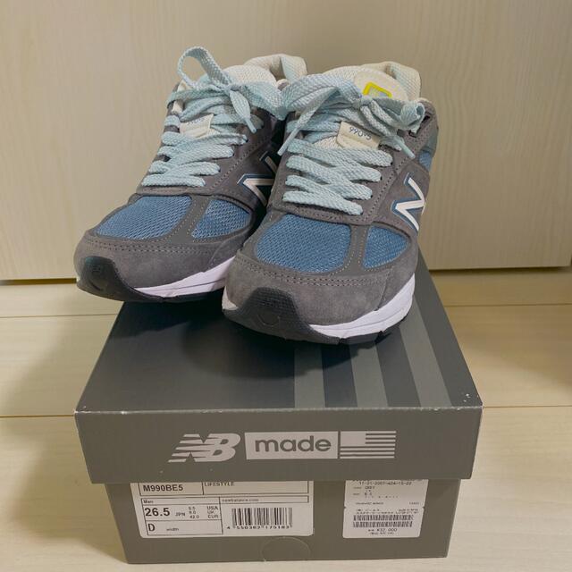 New Balance(ニューバランス)のNew Balance SSZ AH 990v5 26.5cm 長谷川昭雄 メンズの靴/シューズ(スニーカー)の商品写真