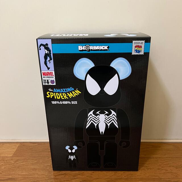 BE@RBRICK SPIDER-MAN BLACK COSTUME 400%アメコミ