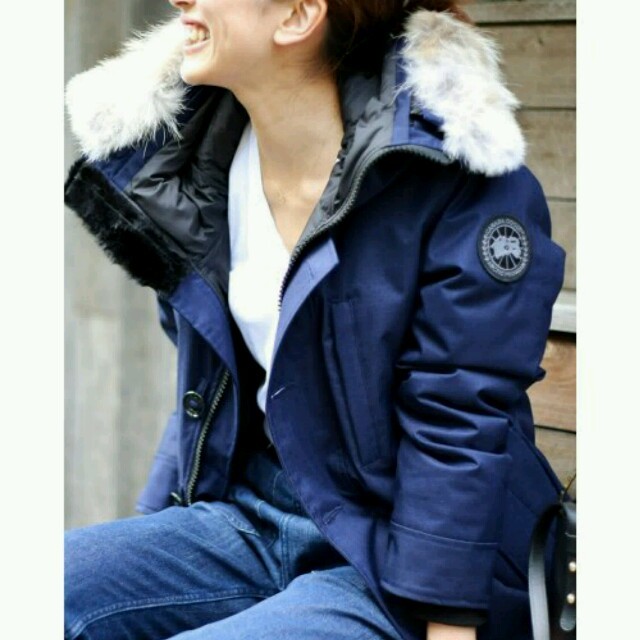 CANADA GOOSE IENA別注 クレストン ネイビー | フリマアプリ ラクマ