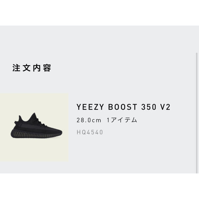 adidas(アディダス)の28cm即発送 adidas YEEZY Boost 350 V2 "Onyx" メンズの靴/シューズ(スニーカー)の商品写真