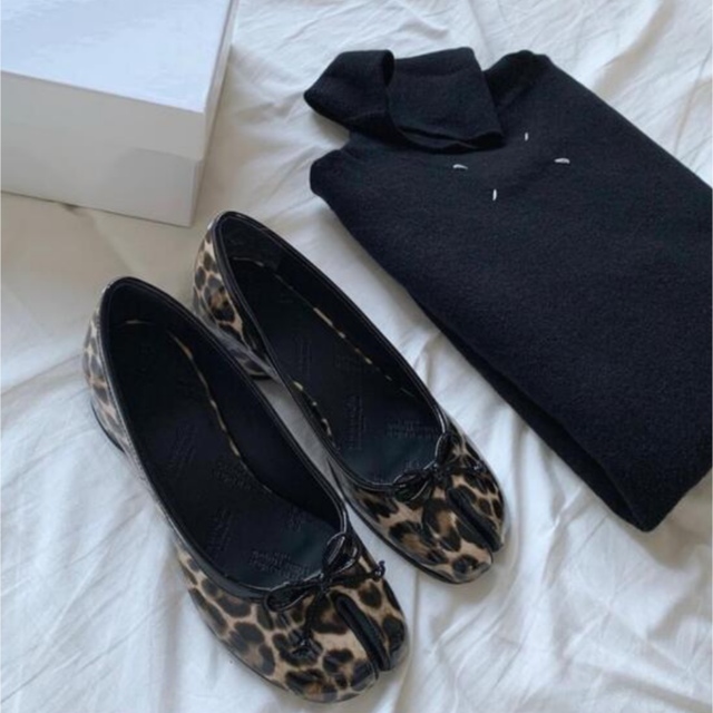Maison Margiela マルジェラ タビバレエパンプス レオパード