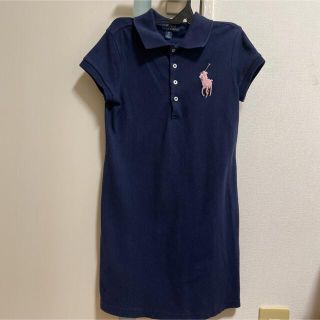 ラルフローレン(Ralph Lauren)のラルフローレン　ポロシャツワンピース　110センチ(ワンピース)