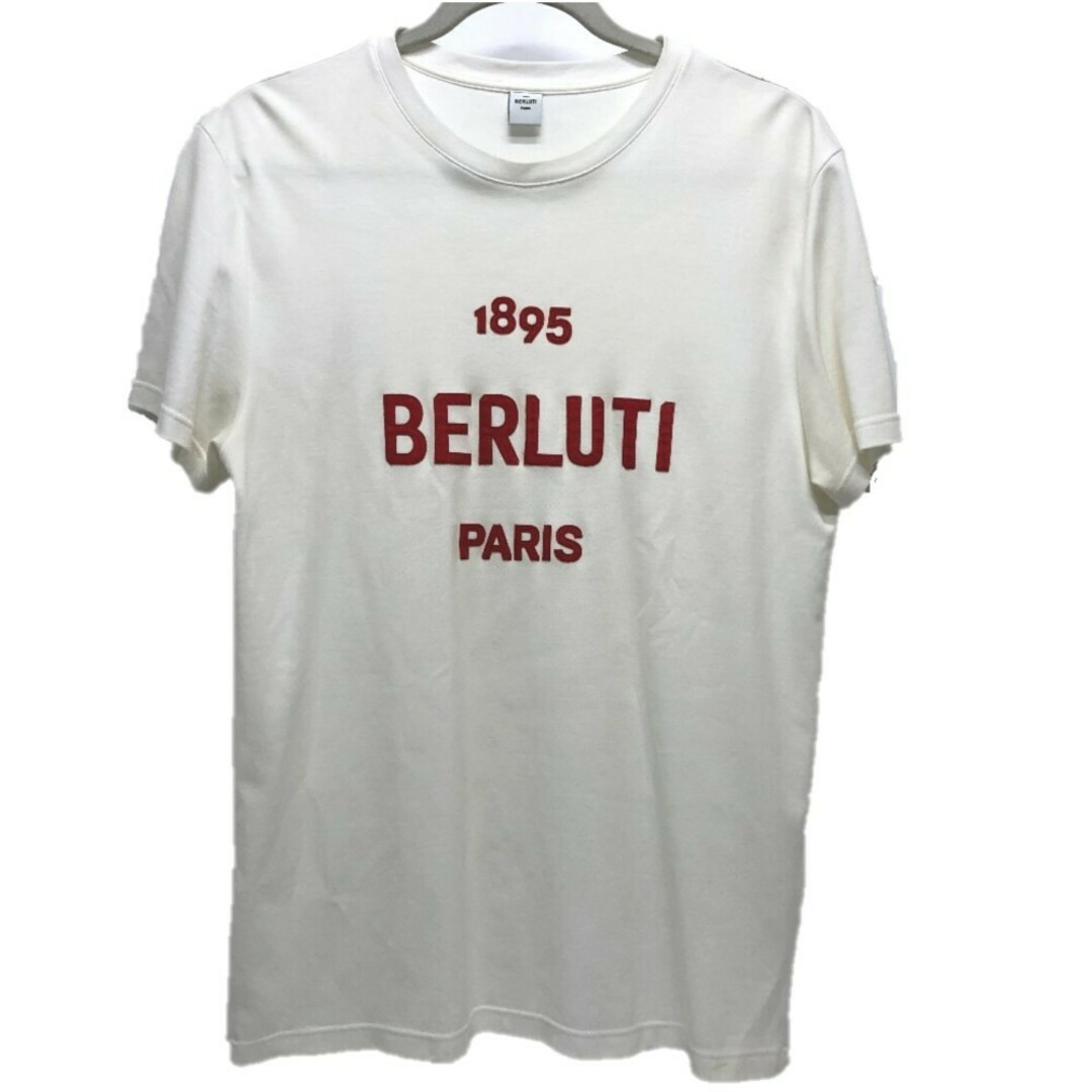 Berluti(ベルルッティ)のベルルッティ Berluti 日本限定 ロゴ トップス 半袖Ｔシャツ コットン ホワイト レディースのトップス(Tシャツ(半袖/袖なし))の商品写真