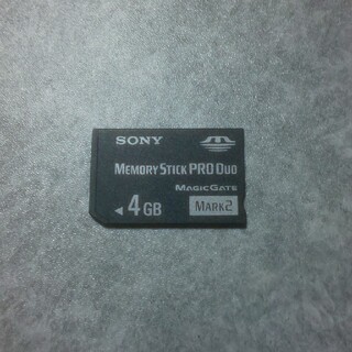 プレイステーションポータブル(PlayStation Portable)のメモリースティック Pro Duo 4GB（SONY製）(携帯用ゲーム機本体)
