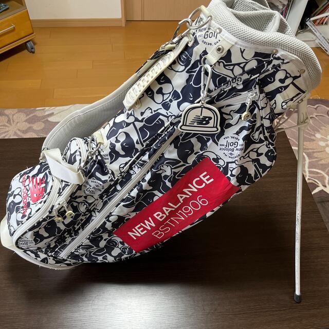 New Balance - ニューバランス キャディバッグ ボストンテリア柄 New Balance - ニューバランス キャディバッグ ボストンテリア柄