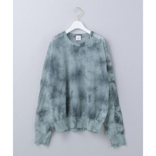 6(ROKU) SUKE TIE DYE MOTIF KNIT PULLOVER