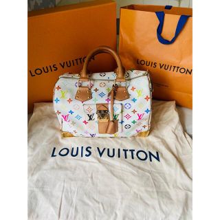 ルイヴィトン(LOUIS VUITTON)の美品ルイヴィトン　スピーディー30マルチカラー(ボストンバッグ)