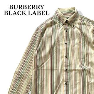 バーバリーブラックレーベル(BURBERRY BLACK LABEL)のバーバリー ブラックレーベル BDシャツ ストライプ　長袖　マルチカラー(シャツ)