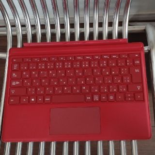 マイクロソフト(Microsoft)のSurface pro type cover 1725 レッド(PC周辺機器)