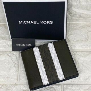 マイケルコース(Michael Kors)の97【新品1】マイケルコース メンズ 二つ折り財布 39F1LHDF5L(折り財布)