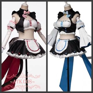 Q③5 ネコぱら 調教ドレス ショコラ バニラ コスプレ 豪華 cos 高露出