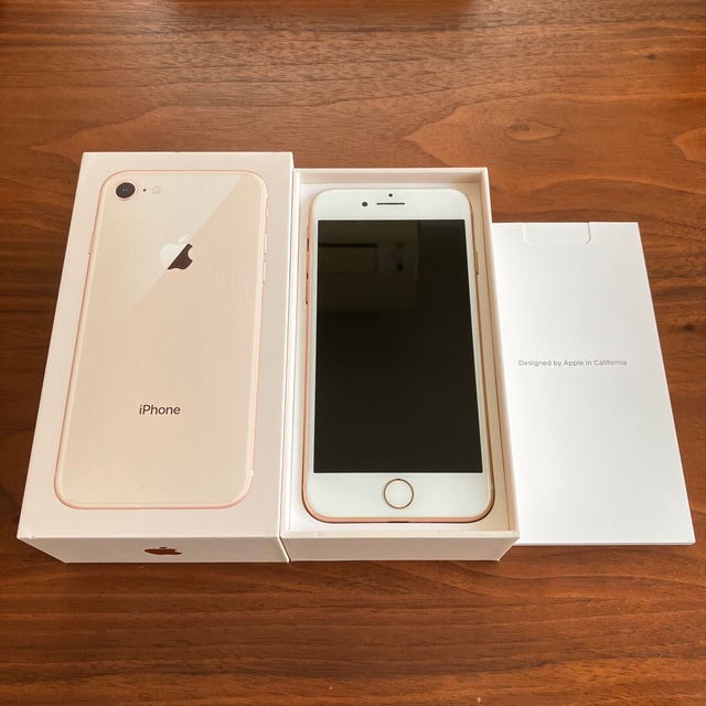 スマホ/家電/カメラ美品！iPhone8 64GB SIMフリー ゴールド